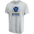 thumbnail image 2 of Men's Majestic Heathered Gray Milwaukee Brewers Flying High Big & Tall T-Shirt, 2 of 3