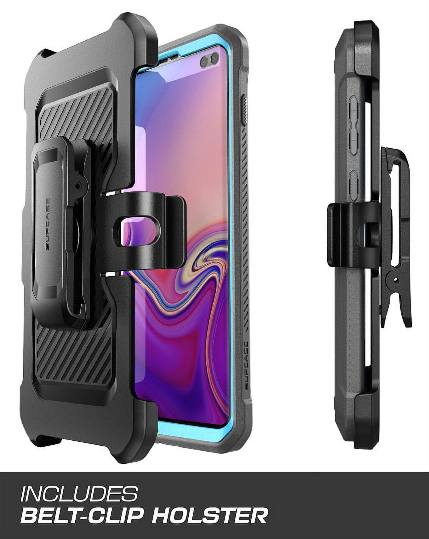 Samsung Galaxy S10 Case (2019 Release) SUPCASE Unicorn Beetle Pro Series Full-Body Dual Layer Rugged with Holster & Kickstand Without Built-in Screen Protector (Blue) - image 5 of 8