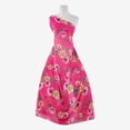 thumbnail image 2 of Zelouf Margareta Tossed Floral High Multi Chiffon  , Sewing, DIY, Crafts Fabric by the Yard, Fuchsia Multi, 10 Yard, 2 of 2