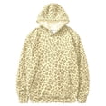 thumbnail image 4 of QHFBli Men's Leopard Print Hoodies Oversized Cheetah Sweatshirts Vintage Casual Long Sleeve Pullover With Pockets, 4 of 4
