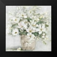 thumbnail image 2 of Swatland, Sally 20x20 Black Modern Framed Museum Art Print Titled - Spring Cottage Blooms II, 2 of 5