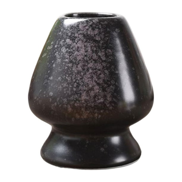 Soporte japonés para batidor de té Matcha, soporte Chasen para la ceremonia del comedor y el hogar. negro y rosa