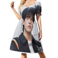 thumbnail image 1 of Vestido de manga corta Jake Vestidos largos Vestido de fiesta Mujer Vestido elegante de lujo, 1 of 7