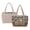 Beige - Elephant Sunflower Cow Print, variant on ZUXONGSY Yorkshire Terrier Print Classic Quilted Satchel Handbag for Women, Reversible Tote with Multi-Pocket, Large Capacity Lightweight Top Handle Shoulder Bag for Daily Use, Camel