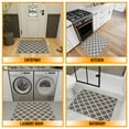 thumbnail image 2 of Ottomanson Trellis Indoor Doormat 2'3" x 3' - Non Slip Low Pile Area Rug for Entryway, Gray, 2 of 11