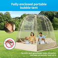 thumbnail image 2 of TABU Pop Up Bubble Tent, Sports Tent for 8-9 People, Portable Weatherproof Clear Tent, 12 x 12 ft, 2 of 6