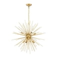 thumbnail image 4 of Timber 8 light Brass pendant, 4 of 11