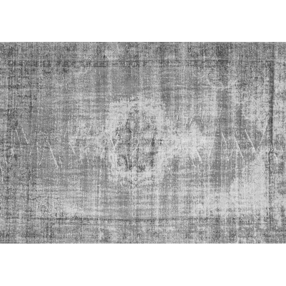 Ahgly Company Indoor Rectangle Abstract Gray Contemporary Area Rugs, 6' x 9'