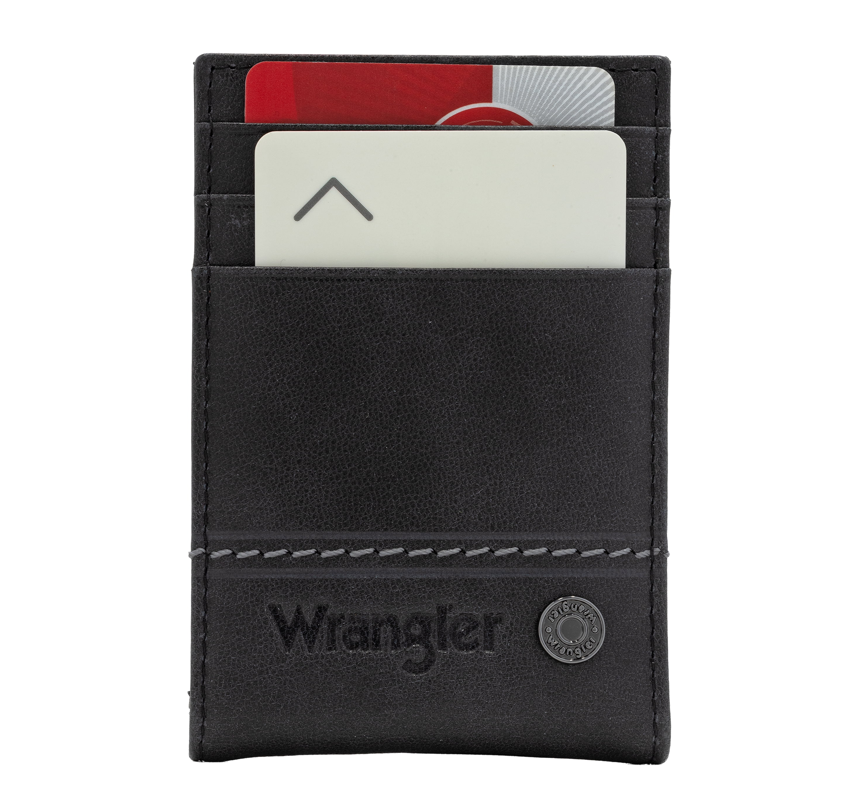 Wrangler Classic Rivet Magnetic Card Case