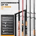 thumbnail image 4 of Ghosthorn fishing rod holder,Fishing Rod Rack Storage up to 12 Rods,Fishing Tackle Storage Cabinet,Fishing Pole Holders for Garage,Fishing Gifts for Men, 4 of 7