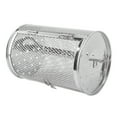 thumbnail image 4 of Panier à Rouler Gril Gril Cage Gril Barbecue Cage Ronde Cylindre en Acier Inoxydable Arachide Séché Circulaire Panier Cercle pour Gril Gril Gril Paniers, 4 of 8