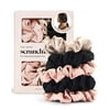 Kitsch Satin Hair Scrunchies for Women - Softer than Silk, Satin Scrunchie, 5 Pack (Assorted)