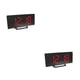 thumbnail image 4 of Reloj Despertador LED Bewildely Pantalla Curva Digital Espejo Rojo 2Conjunto, 4 of 6