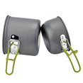 thumbnail image 4 of HLONK Kit de Cuisine de Camping 5 Pcs Randonnée Pique-Nique Bol de Cuisson Antiadhésif Poêle Couteau Cuillère Ensemble, 4 of 5