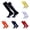 Black, variant on Adults Breathable Anti-Slip Soccer Football Sports Long Tube Socks,Football Basketball Socks with Grip Pads,1-Pack