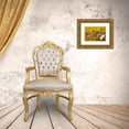 thumbnail image 3 of Robert Storm Petersen 14x12 Gold Ornate Wood Frame and Double Matted Museum Art Print Titled - Interior from a Circus with Clowns, Trapezoidal Artists and a Strong Man, 3 of 4