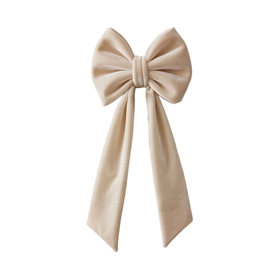 Sahpxhe Thick Velvet Large Christmas Bow Decorations with 180cm Streamers for Xmas Tree Doorway Fireplace Holiday Decor