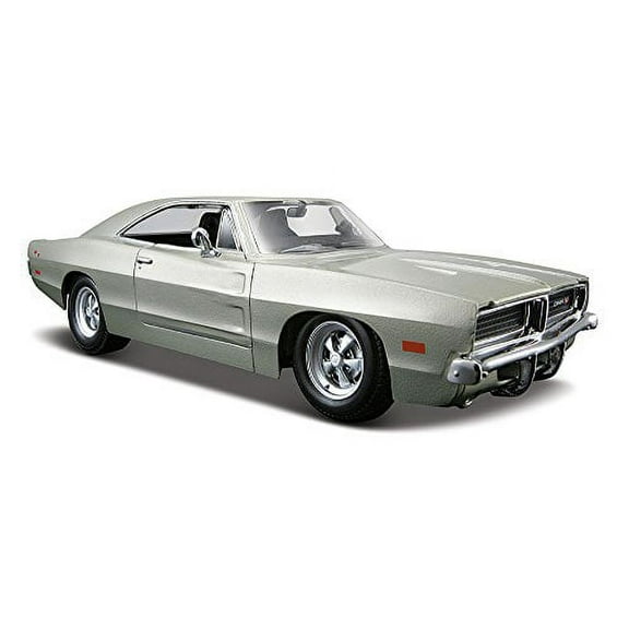 Maisto Die-Cast Collectible 1969 Dodge Charger Play Vehicles, Metal Met Blue