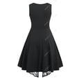 thumbnail image 2 of Vestido en Capas Falda Ancha Llamarada Tamaño Plus Rosegal  Vestidos casuales de talla grande, 2 of 5