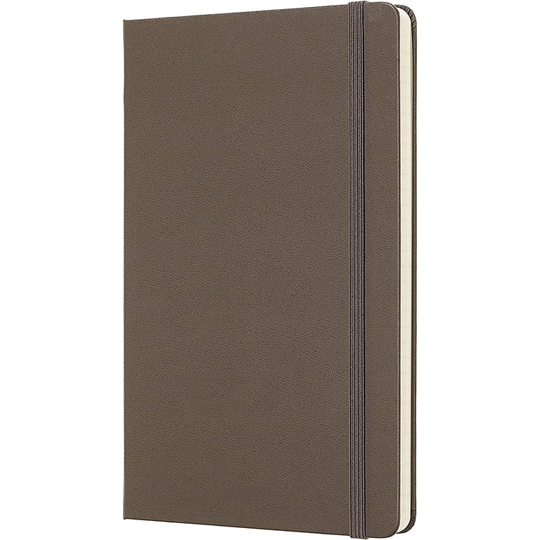 Moleskine Classic Notebook, Large, Ruled, 5in x 8.25in, Brown