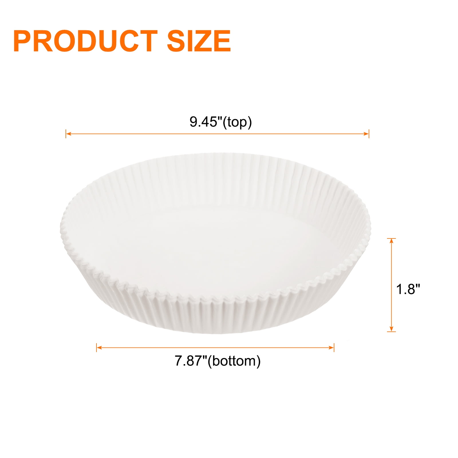 Uxcell 100pcs Silicone Oil Air Fryer Liners 9.06" Square Disposable Non-stick Air Fryer Paper Liners for Microwaves Ovens Steaming Baking Frying Portable Cooking Devices, Natural