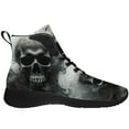 thumbnail image 4 of Aidianart Skull High Top Sneakers Mens High Top Shoes Size 8, 4 of 5