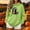 Green, variant on Women's Black Cat Hoodie Halloween Pumpkin Graphic Oversized Pullover Sweatshirt
