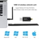 thumbnail image 5 of Adaptador WiFi para PC, Dongle WiFi de Red Inalámbrica USB 3.0 de 1200Mbps con Antena de 5dBi para Escritorio/Portátil, Banda Dual 2.42G/5.8G 802.11ac, Compatible con Windows 11/10/8/8.1/7/Vista/XP, 5 of 8