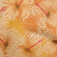 thumbnail image 1 of oneOone Viscose Jersey Orange Fabric Tropical Abstract Leaf Sewing Material Print Fabric By The Yard 60 Inch Wide, 1 of 4