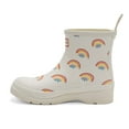 thumbnail image 4 of Hunter Women's Play Mini Rainbow Print Short Rain Boots, Shaded White,5 M US, 4 of 7