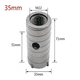 thumbnail image 2 of Kit De Brocas De 35-110mm P/pared De Cemento/concreto 8 Pzs Plata, 2 of 5