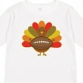thumbnail image 4 of Inktastic Thanksgiving Day Turkey Football Fan Boys or Girls Long Sleeve Toddler T-Shirt, 4 of 5