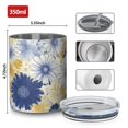 thumbnail image 4 of 12oz Coffee Tumblers Pioneer Flower Stainless Steel Vacuum Insulated Travel Tumbler Coffee Cups Mug with Lid and Straw with Cleaning Brush for Cold & Hot Drinks, 4 of 5