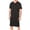 Black, variant on Mens Shirts Casual Stylish,Men's Nightshirt Nightwear Comfy Big&Tall Short Sleeve Henley Sleep Shirt