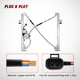 thumbnail image 4 of Front Driver Side Power Window Regulator Fit for 2001-2006 Chevrolet Silverado 1500 3500, Avalanche Suburban GMC Sierra 1500 2500 3500 Yukon XL Cadillac Escalade, 4 of 7
