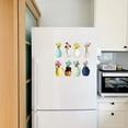 thumbnail image 5 of Naittoop 8pcs Ceramic Fridge Magnets Mini Vase Fridge Magnet Floral Decor Refrigerator Accessory Photo Note Holder Whiteboard Magnet Kitchen Locker Decor Office Household Decor Piece, 5 of 7