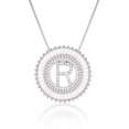 thumbnail image 1 of Collier Pendentif Alphabet A-Z Breloques Femme Chaîne Lettre Initiale, 1 of 9