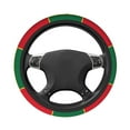 thumbnail image 2 of Universal 15 Inch Ghanaians-Flag Elastic Stretch Neoprene Steering Wheel Cover For Car Truck Suv, 2 of 6