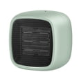 thumbnail image 2 of Space Heater PTC Ceramic Portable Adjustable for Indoor Desktop Office Green perfecl Calentador pequeño, 2 of 8