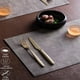 thumbnail image 5 of Mantel individual de mesa, genérico, resistente al calor, gris, 5 of 9
