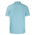 thumbnail image 3 of Men's Cutter & Buck Heather Carolina Blue North Carolina Tar Heels Big & Tall Forge Eco Stripe Stretch Recycled Polo, 3 of 3