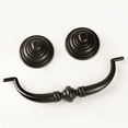 thumbnail image 6 of 10 Pack 4.25" Hole Center Shabby Chic Drawer Pulls Handles Antique Black Kitchen Cabinet Drop Bail Pulls Handles (108mm/Antique Black), 6 of 7