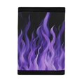thumbnail image 3 of CHAQLIN Purple Flame Print Children's Wallet for Sports, Polyester Trifold Card Wallet with Slim Velcro Teen Wallet, 3 of 7