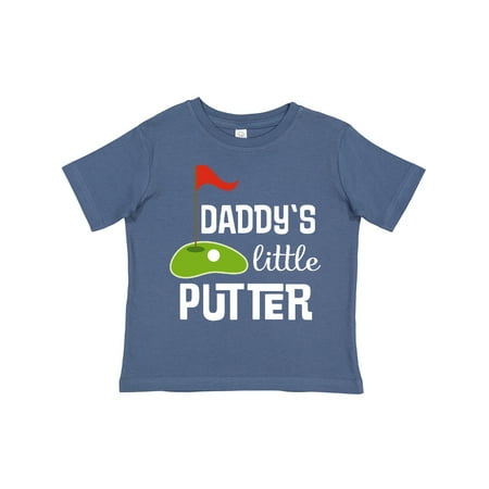 

Inktastic Golfing Daddys Little Putter Gift Toddler Boy or Toddler Girl T-Shirt