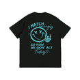 thumbnail image 2 of I Match Energy Graphic Tees Sassy Snarky Print T Shirts Retro Sarcastic Design Pattern Tops Short Sleeve Shirts Black,S, 2 of 6