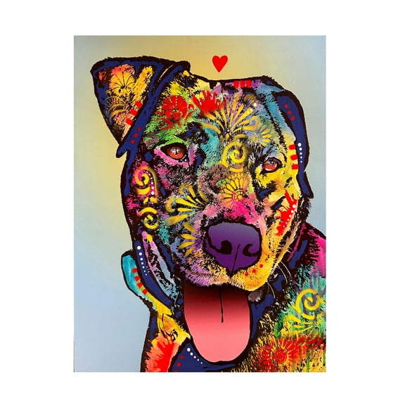 Canvas Wall Art - Dean Russo- Exclusive 'Beg' Wall Art for Living Room, Bedroom, or Office Décor by Trademark Fine Art - 14 x 19 Inches