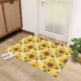 thumbnail image 4 of 4x5 Rug, Sunflower Rug Washable Non Slip Soft for Living Room Bedroom, Yellow Floral Area Rug, Farmhouse Yellow Flower Carpet, Sunflower Home Decor & Gifts, 4 of 7