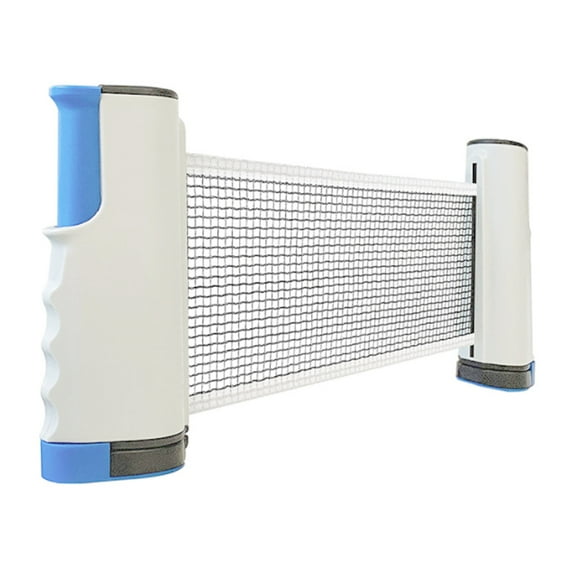 Retractable Ping Pong Net Portable Table Tennis Net and Post Set for 66.9in Wide Tables Grey Blue