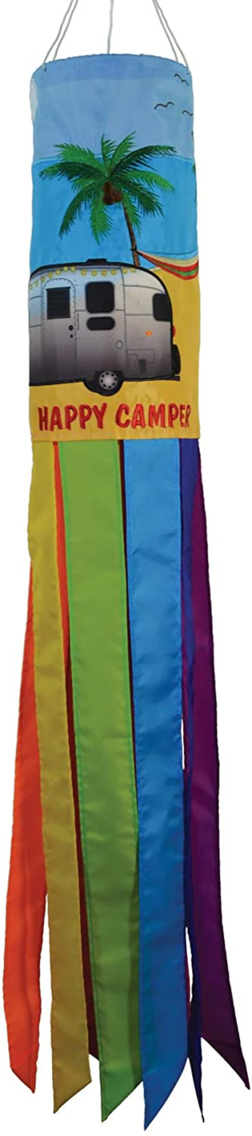 Pair of Loons Windsock with Embroidered Accents from In The Breeze 4620