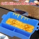 thumbnail image 4 of BBQ Grease Drip Tray Grease Tray, Silicone Grill Oil Drain Box,Blue, 4 of 5